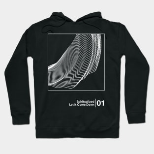 Let It Come Down / Minimal Style Graphic Artwork Design Hoodie